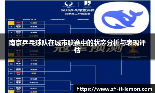 南京乒乓球队在城市联赛中的状态分析与表现评估